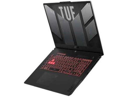 Ноутбук игровой ASUS TUF A17 FA707NUG-HX182/90NR0EF5-M00AX0/Ryzen 7-7445HS/16Gb/512Gb/17.3 FHD 144Hz/RTX4050 6Gb/DOS